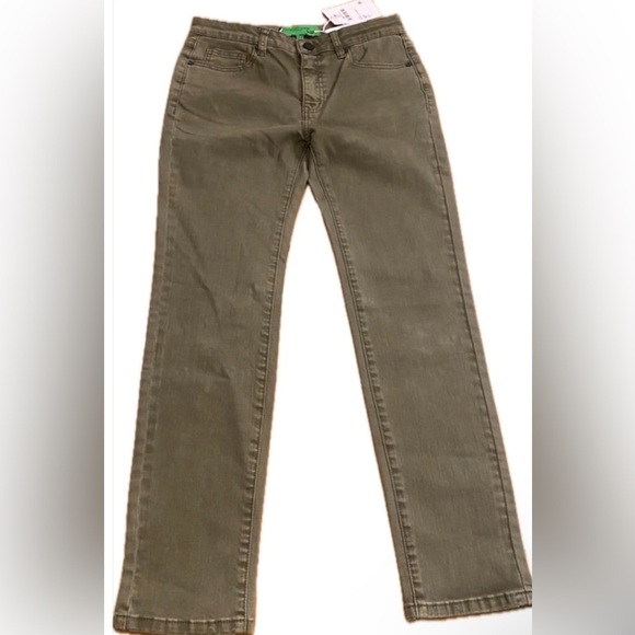 Free people Women’s Sandrine Rose Army Olive Green New size 27 virgin label - Picture 1 of 12